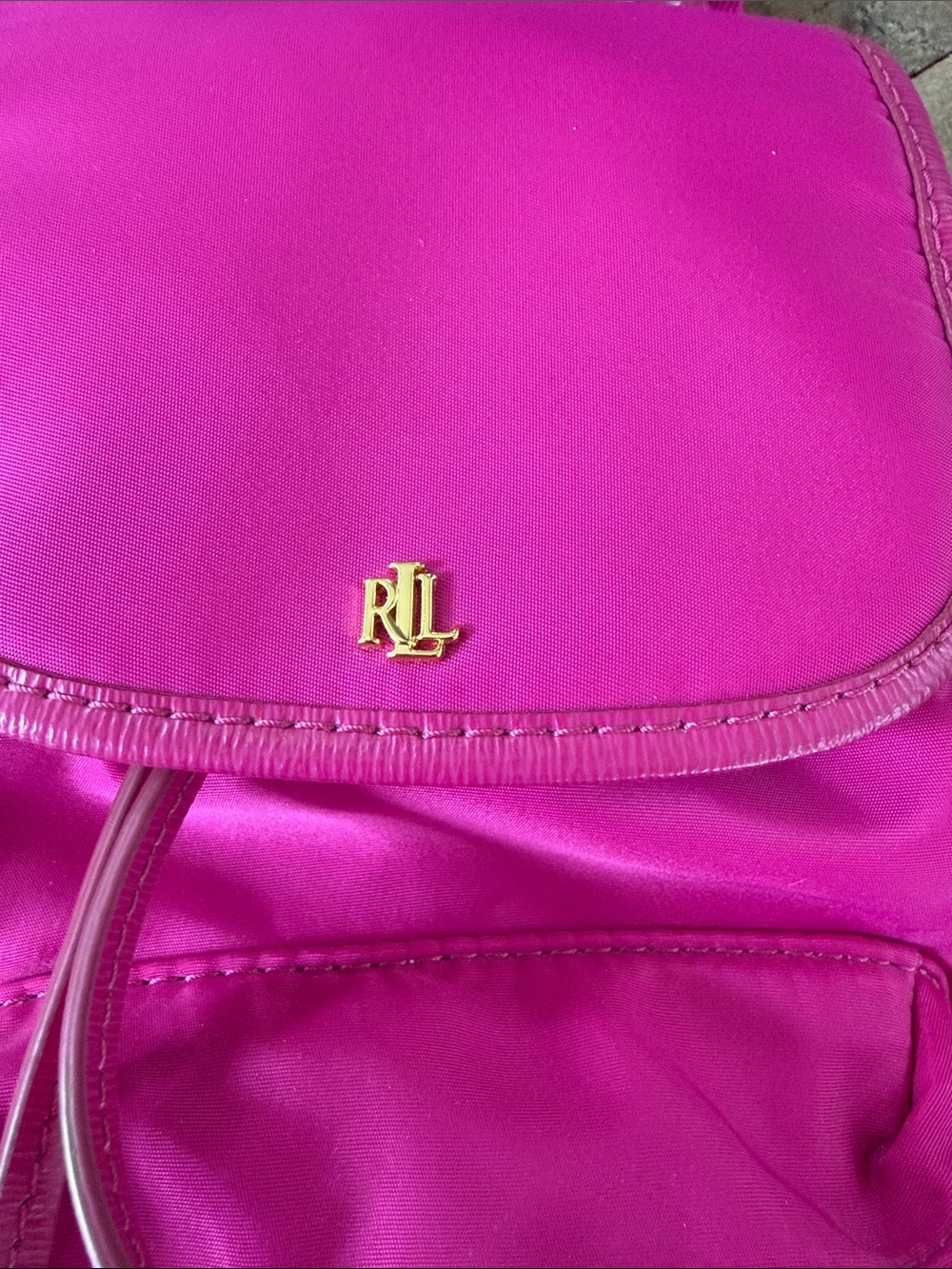 Ralph Lauren Pink Nylon Backpack - Picture 3 of 9